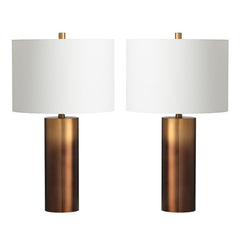 Ombre Bronze Table Lamp (Set of 2) - Ornate Home