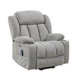 Omni Blue Power Lift Chair With Massage Heat And Charging Port