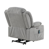 Omni Blue Power Lift Chair With Massage Heat And Charging Port