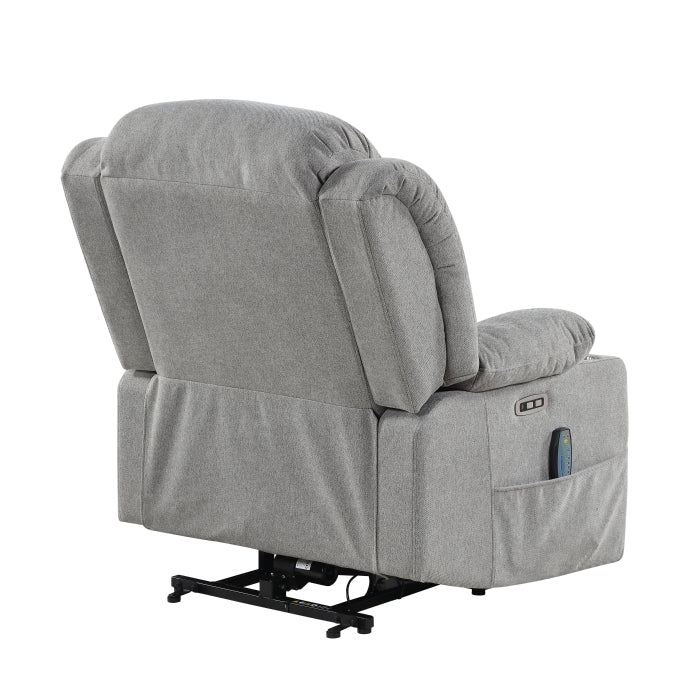 Omni Blue Power Lift Chair With Massage Heat And Charging Port