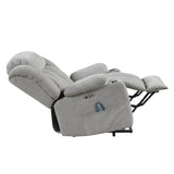 Omni Blue Power Lift Chair With Massage Heat And Charging Port