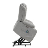 Omni Blue Power Lift Chair With Massage Heat And Charging Port