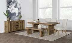 Omni Natural Pine Dining Table - Ornate Home