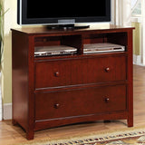 Omnus Cherry Media Chest - Ornate Home