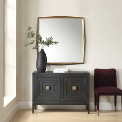 On Point Gold Square Mirror - Ornate Home