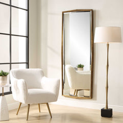 On Point Gold Wood Dressing Mirror - Ornate Home