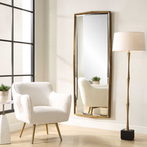 On Point Gold Wood Dressing Mirror - Ornate Home