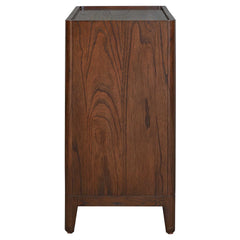 On The Block Walnut 2 Door Cabinet - Ornate Home