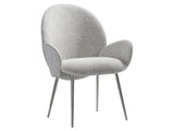 Ona Light Grey Arm Chair - Ornate Home