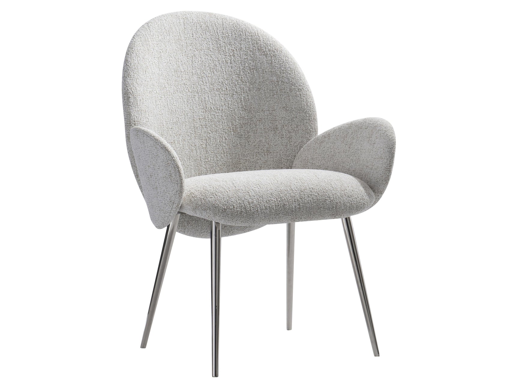 Ona Light Grey Arm Chair - Ornate Home