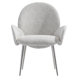 Ona Light Grey Arm Chair - Ornate Home