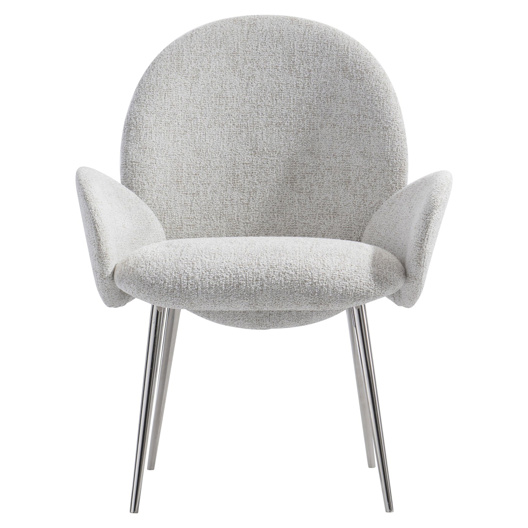 Ona Light Grey Arm Chair - Ornate Home