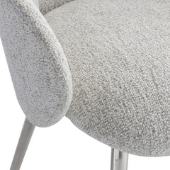 Ona Light Grey Arm Chair - Ornate Home