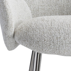 Ona Light Grey Arm Chair - Ornate Home