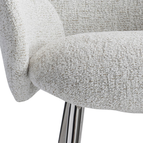 Ona Light Grey Arm Chair - Ornate Home