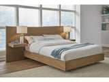 One Coastal Bisque Modern Live Edge California King Wall Bed with Floating Nightstands - Ornate Home