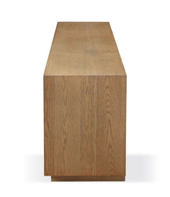 One Coastal Modern 74 inch TV Console in Bisque - Ornate Home