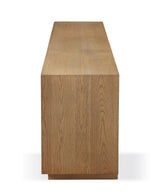 One Coastal Modern 84 inch TV Console in Bisque - Ornate Home