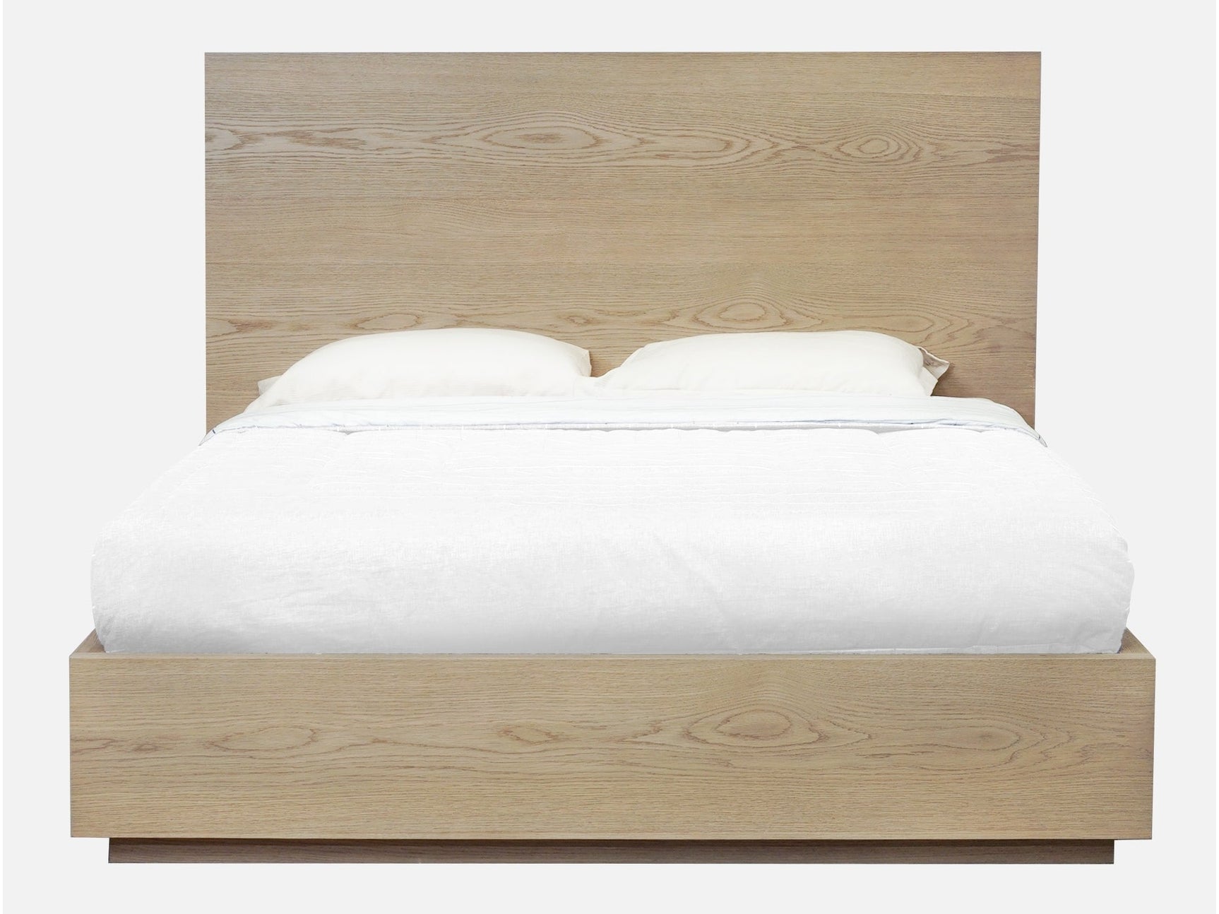 One Coastal Modern California King Platform Bed in Bisque - Ornate Home