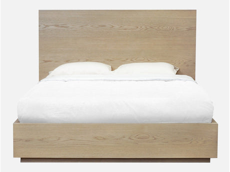 One Coastal Modern California King Platform Bed in Bisque - Ornate Home