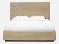 One Coastal Modern Eastern King Platform Bed in Bisque - Ornate Home