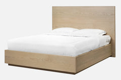 One Coastal Modern Queen Platform Bed in Bisque - Ornate Home