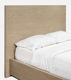 One Coastal Modern Queen Platform Bed in Bisque - Ornate Home
