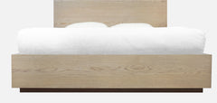 One Coastal Modern Queen Platform Bed in Bisque - Ornate Home