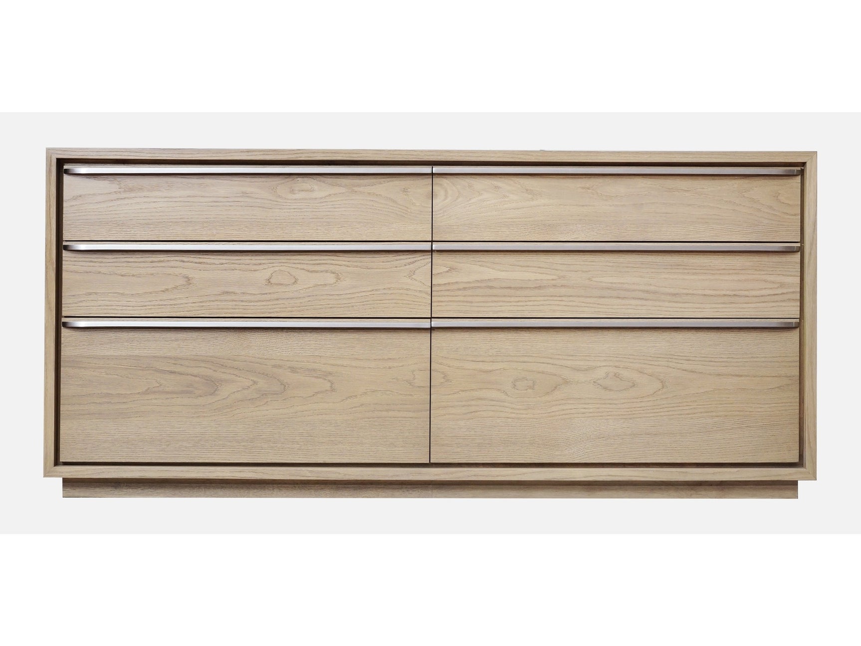 One Coastal Modern Six Drawer Dresser in Bisque - Ornate Home
