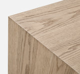 One Coastal Modern Two Drawer USB-Charging Nightstand in Bisque - Ornate Home