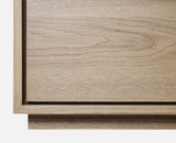 One Coastal Modern Two Drawer USB-Charging Nightstand in Bisque - Ornate Home