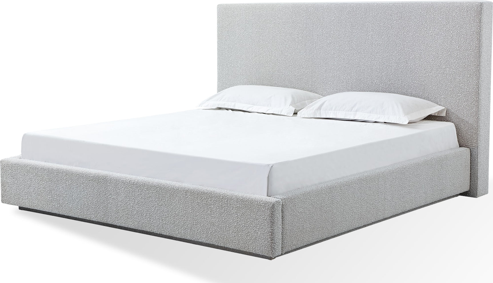 One Cotton Ball California King Platform Bed - Ornate Home