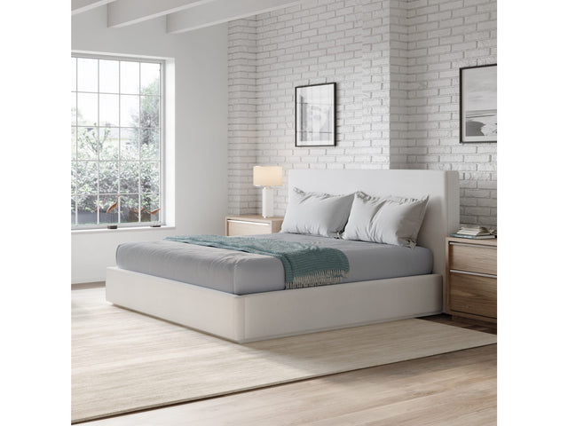 One Pearl California King Upholstered Platform Bed - Ornate Home