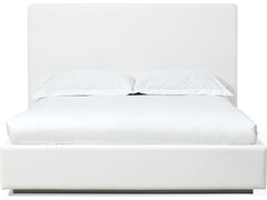 One Pearl Full Upholstered Platform Bed - Ornate Home
