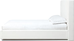 One Pearl Full Upholstered Platform Bed - Ornate Home