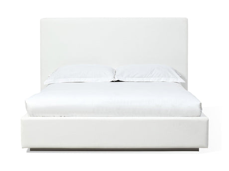 One Pearl King Upholstered Footboard Storage Bed - Ornate Home