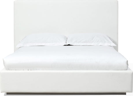 One Pearl King Upholstered Footboard Storage Bed - Ornate Home