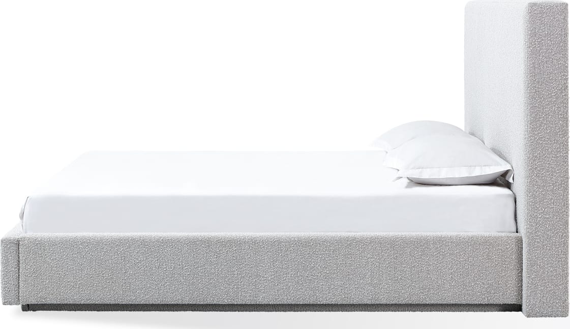 One Pearl Queen Upholstered Footboard Storage Bed - Ornate Home