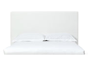 One Pearl Upholstered Modern California King Headboard - Ornate Home