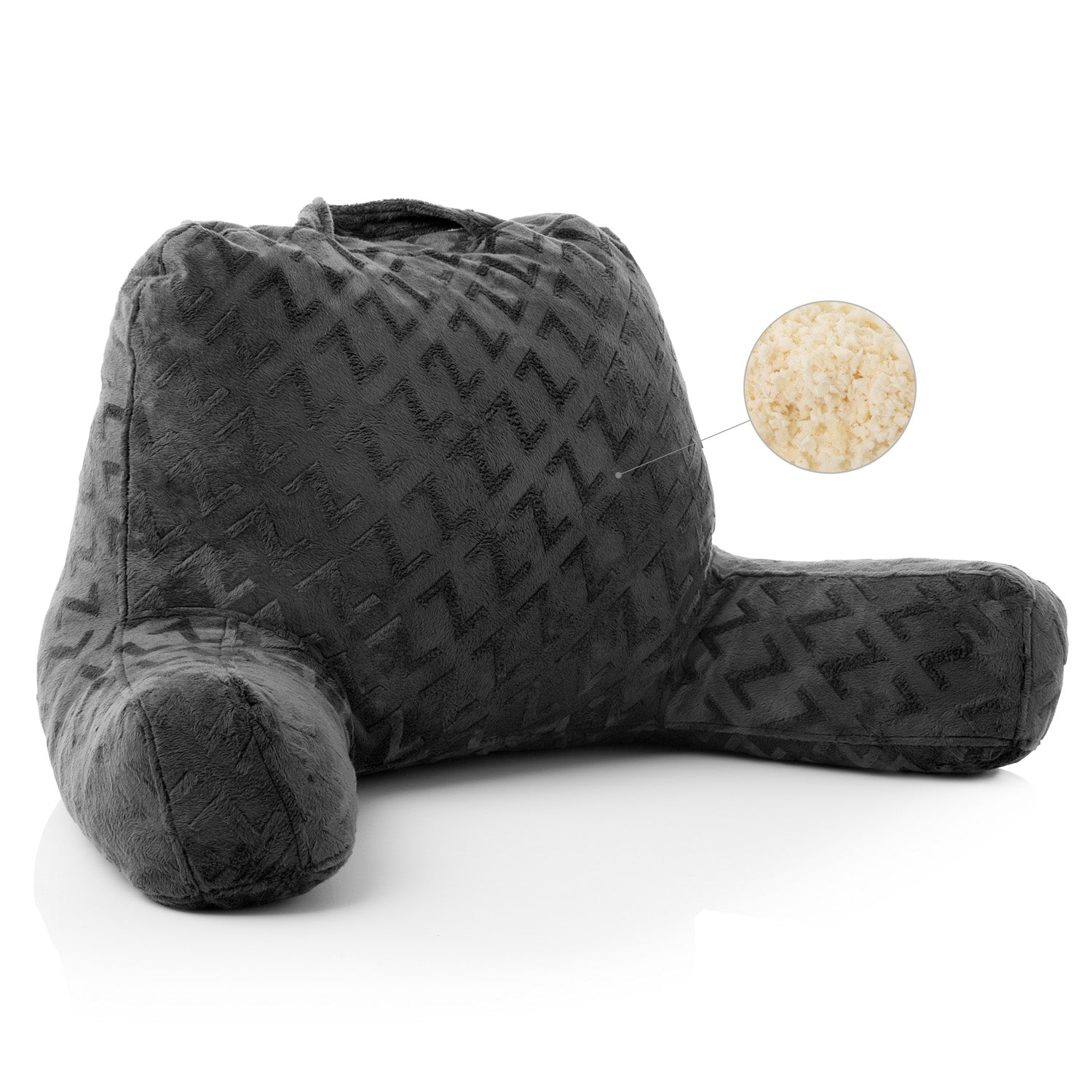 One Size Black Lounge Pillow - Ornate Home