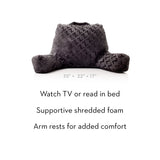 One Size Black Lounge Pillow - Ornate Home