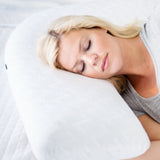One Size White L-Shape Pillow with Gel Dough - Ornate Home