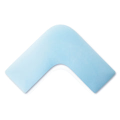 One Size White L-Shape Pillow with Gel Dough - Ornate Home