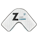One Size White L-Shape Pillow with Gel Dough - Ornate Home