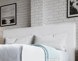 One Upholstered Modern Headboard in Pearl - Ornate Home