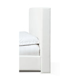 One Upholstered Modern Headboard in Pearl - Ornate Home