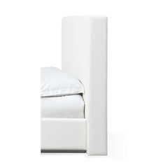 One Upholstered Modern Headboard in Pearl - Ornate Home