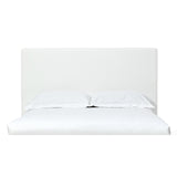 One Upholstered Modern Headboard in Pearl - Ornate Home
