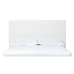 One Upholstered Modern Headboard in Pearl - Ornate Home