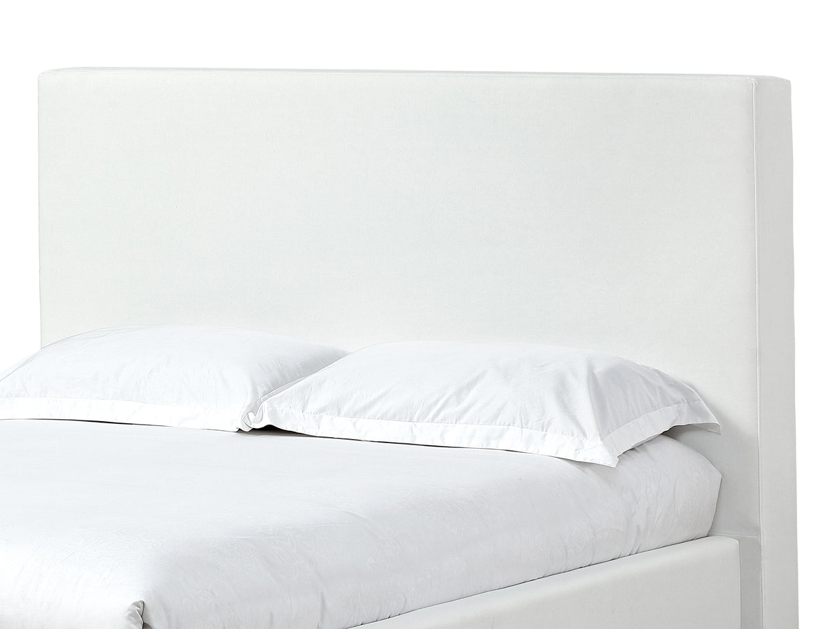 One Upholstered Modern Headboard in Pearl - Ornate Home